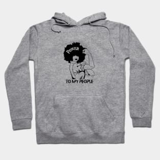 Afro Woman - Power To My People Hoodie